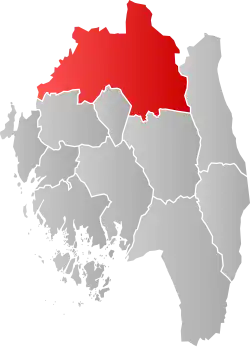 Localisation de Indre Østfold