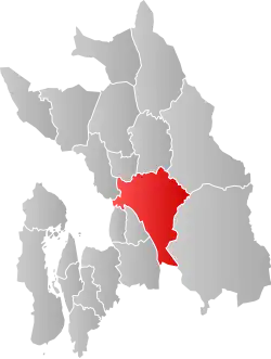 Localisation de Lillestrøm