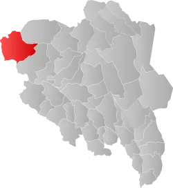 Localisation de Skjåk