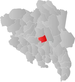 Localisation de Øyer