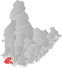 Localisation de Farsund