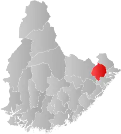 Localisation de Vegårshei