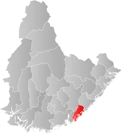 Localisation de Lillesand