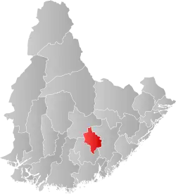 Localisation de Iveland