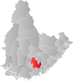 Localisation de Vennesla