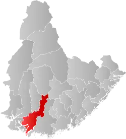 Localisation de Lyngdal