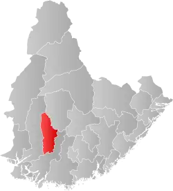 Localisation de Hægebostad