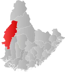 Localisation de Sirdal