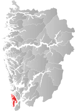 Localisation de Bømlo