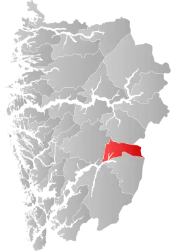 Localisation de Ulvik