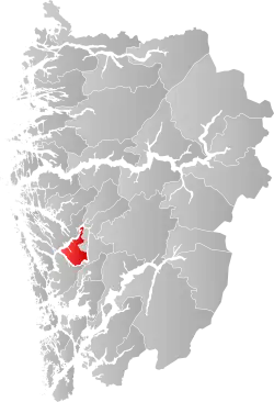 Localisation de Osterøy