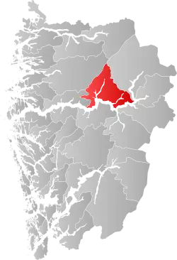 Localisation de Sogndal