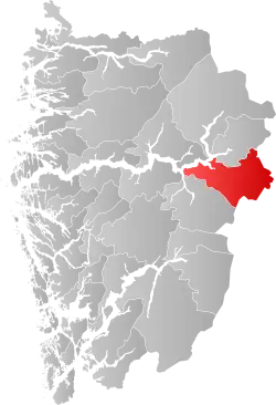 Localisation de Lærdal