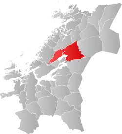 Localisation de Steinkjer