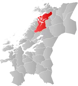 Localisation de Namsos