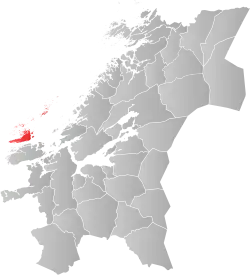 Localisation de Frøya