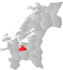 Localisation de Melhus