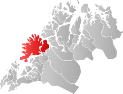 Localisation de Senja (commune)