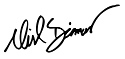 signature de Neil Diamond