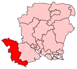Carte de la circonscription