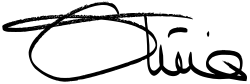 signature d'Olivia Newton-John