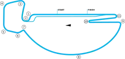 Tracé de la course