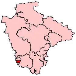 Carte de la circonscription
