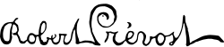 signature de Robert Prévost (peintre français)
