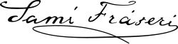 signature de Sami Frashëri