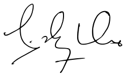 signature de Sandiaga Uno