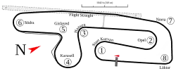 Tracé de la course