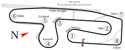 Tracé de la course