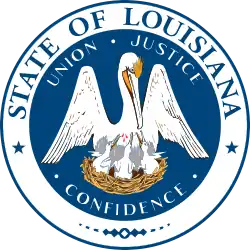 Description de l'image Seal of Louisiana.svg.