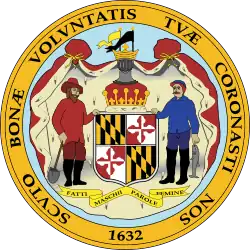 Description de l'image Seal of Maryland (reverse).svg.