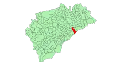 Localisation de Prádena