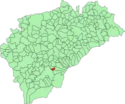 Localisation de San Cristóbal de Segovia
