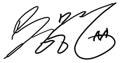 signature de Boo Seung-kwan