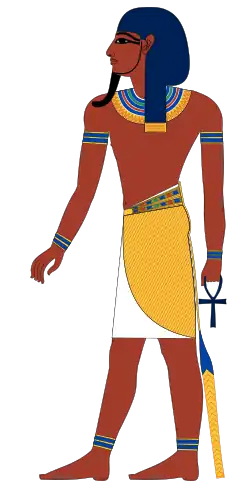 Représentation moderne de Chai basée sur une image du papyrus d'Ani.