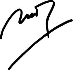 signature de Dalil Boubakeur