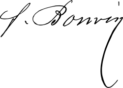 signature de François Bonvin