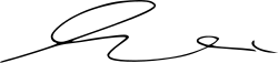 signature d'Issa Abdelmajid Mansour