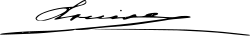 Signature de Louise des Pays-Bas