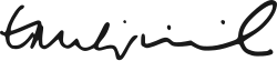 signature de Taufiq Ismail