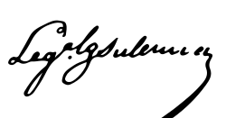 signature de Soliman Pacha