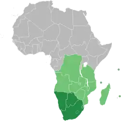 Carte de l'organisation