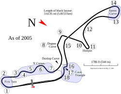 Tracé de la course