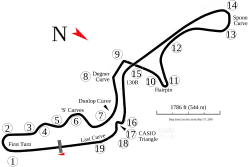 Tracé de la course