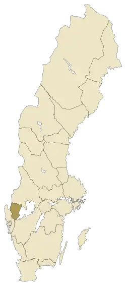 Localisation de Dalsland