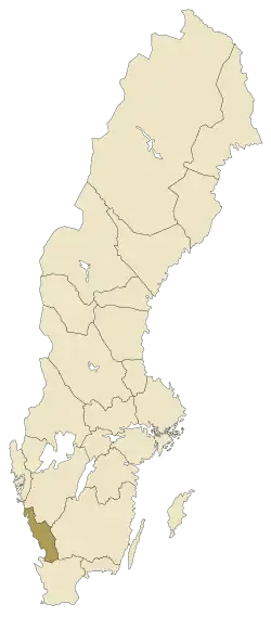 Localisation de Halland