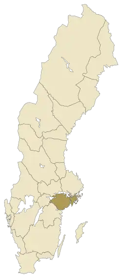 Localisation de Södermanland